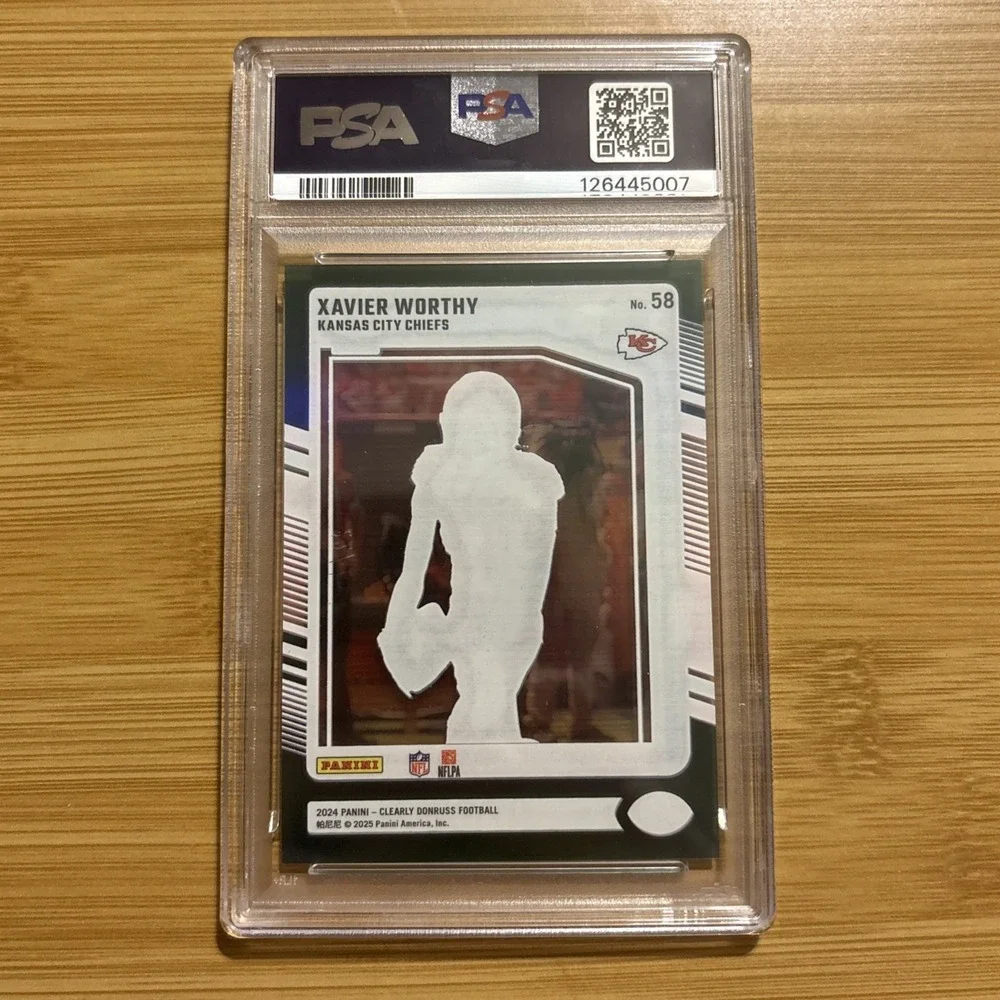 2024 Panini Clearly Donruss - Rated Rookie Xavier Worthy‎ #58 Green /25 (RC)